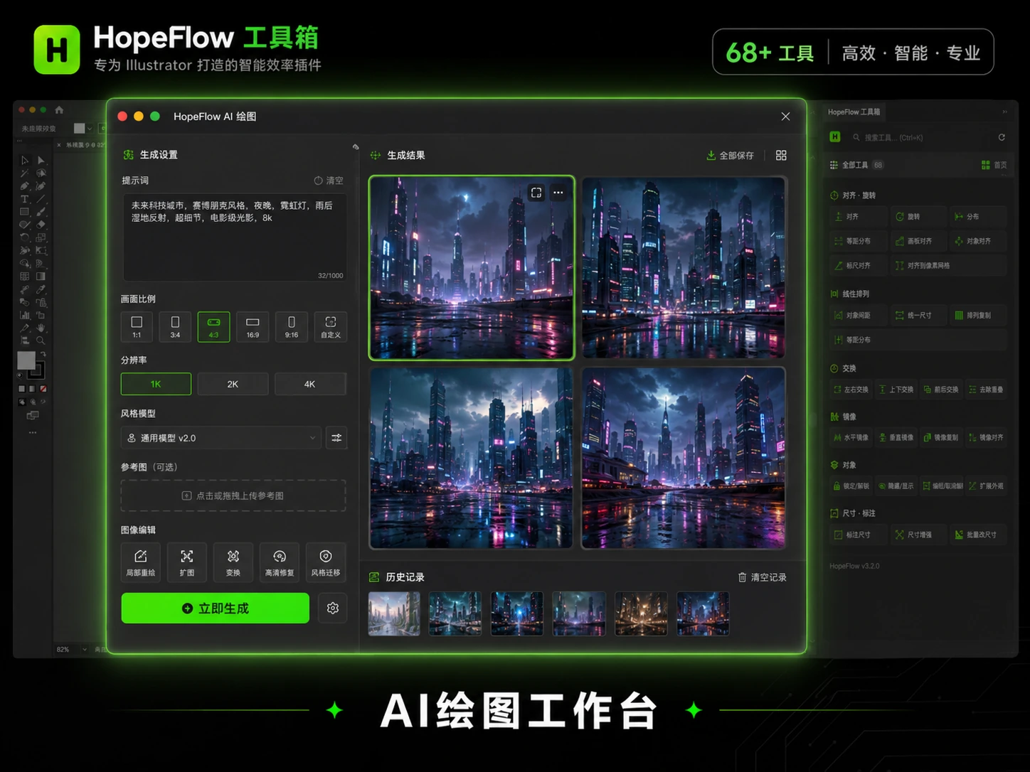 HopeFlow AI 绘图工作台